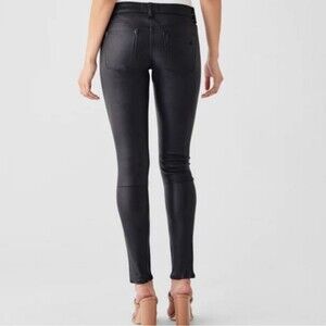 DL1961 Emma power jean leggings metallic black size 30